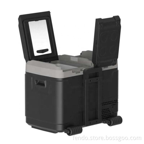 Portable 40L DC 12/24V Mini Fridge for Home, Office, Outdoor, Car, Truck, Travel, Camping